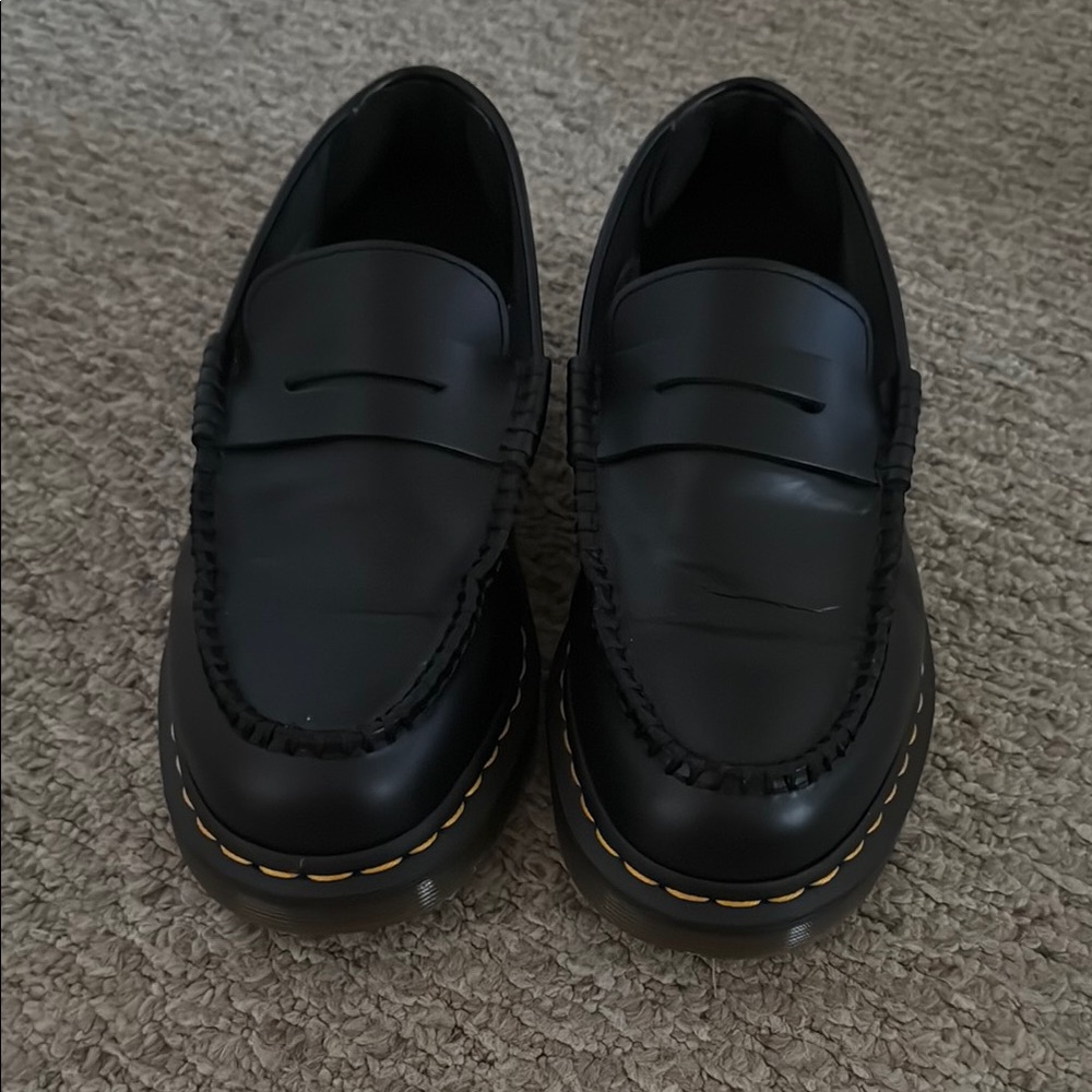 Dr. Martens Black Leather Loafers